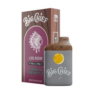 Big Chief | D8 + THCA + THCP Live Resin Disposable | 3G [Box of 6]