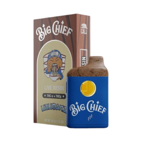 Big Chief | D8 + THCA + THCP Live Resin Disposable | 3G [Box of 6] - Image 3