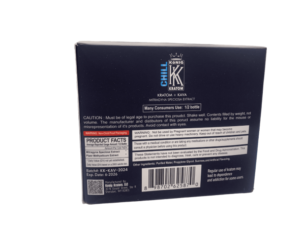 Konig Chill | Kratom + Kava Shot | 60ml - Image 4