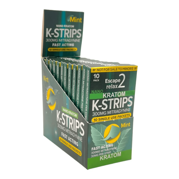 Escape To Relax | Kratom K-Strips | 10pk | 300mg - Image 3