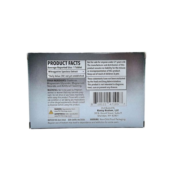 Konig | Kratom Tablets | 250mg | 20ct - Image 4
