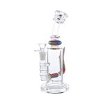 Water Pipe | Glass Reversal Inline with Horn | 9" - Image 2