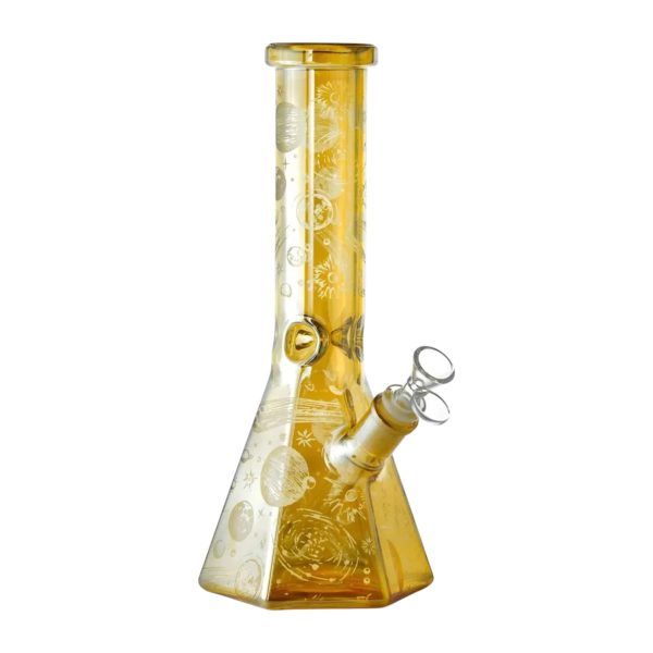 12" Milky Way Ice Pinch Beaker Water Pipe | 14M - Image 3