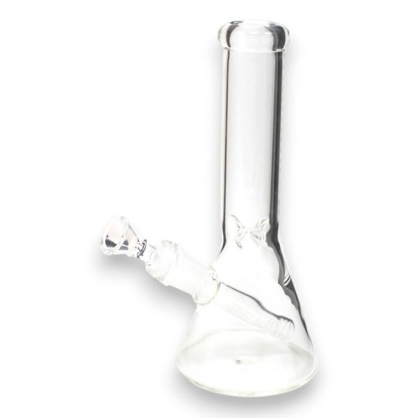 Glass Beaker Water Pipe with Ice Catcher & Downstem | 268 Grams - 8"