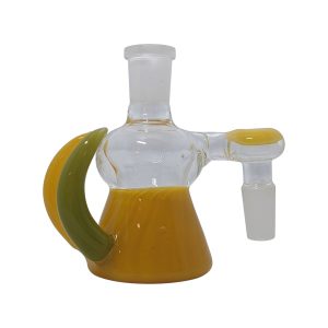 US Color 3.5" Two Horn Ash Catcher | 14F - 14M | 90 Degree