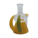 US Color 3.5" Two Horn Ash Catcher | 14F - 14M | 90 Degree - Image 2