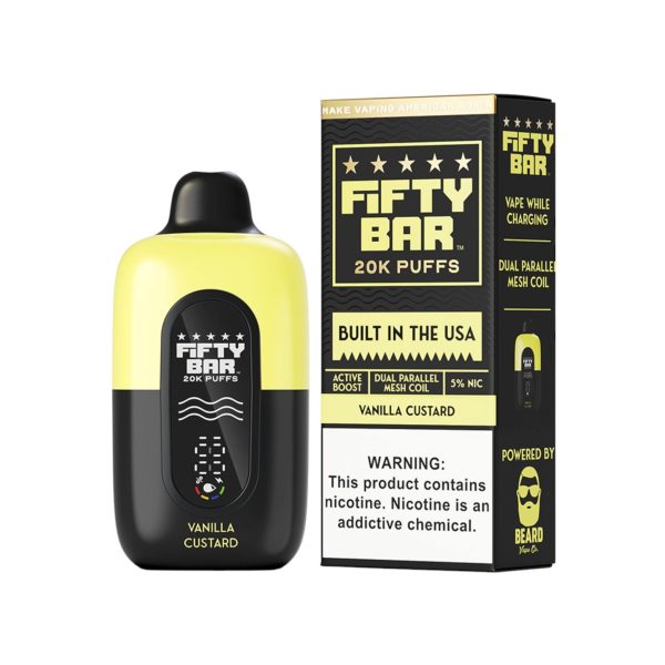 Fifty Bar | 20000 Puffs Disposable Nicotine Vape | 18ML [Box of 5] - Image 4