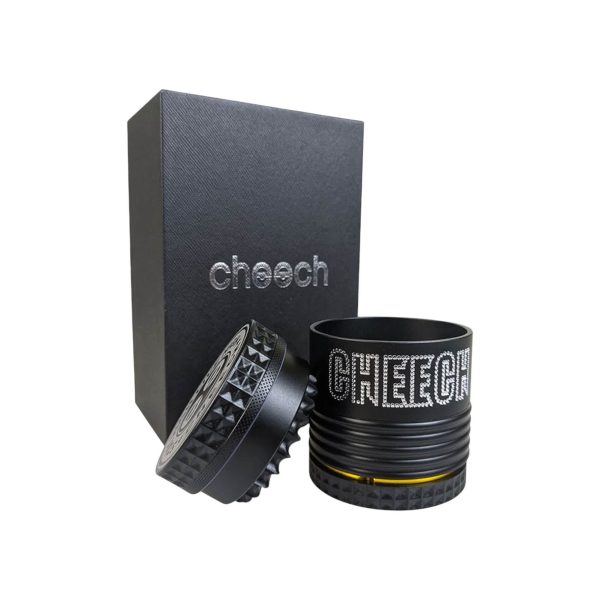Cheech Glass | Toothless Quick Release Flower Mill Grinder | 4-Part