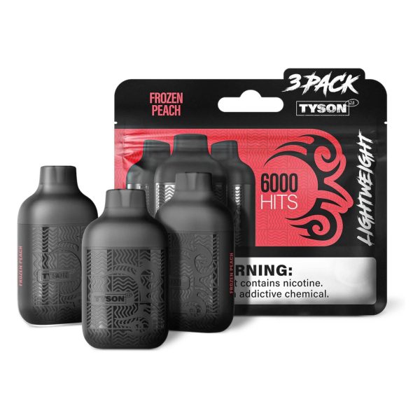 Tyson 2.0 | Lightweight 6000 Puff Nicotine Disposable 3pk | 12ML [Box of 10] - Image 4