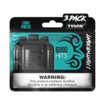 Tyson 2.0 | Lightweight 6000 Puff Nicotine Disposable 3pk | 12ML [Box of 10] - Image 5