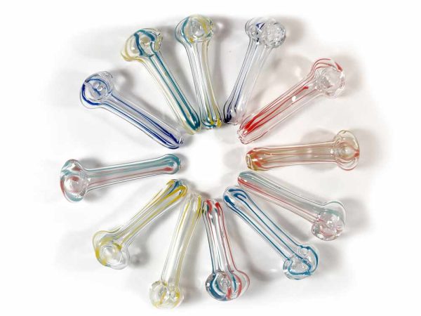 Glass Hand Pipe | 2"  Light  | Assorted - Image 2