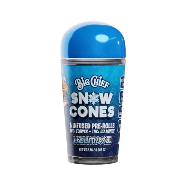 Big Chief | Snow Cones Infused Pre Rolls | 5pk - 2.5g - Image 2