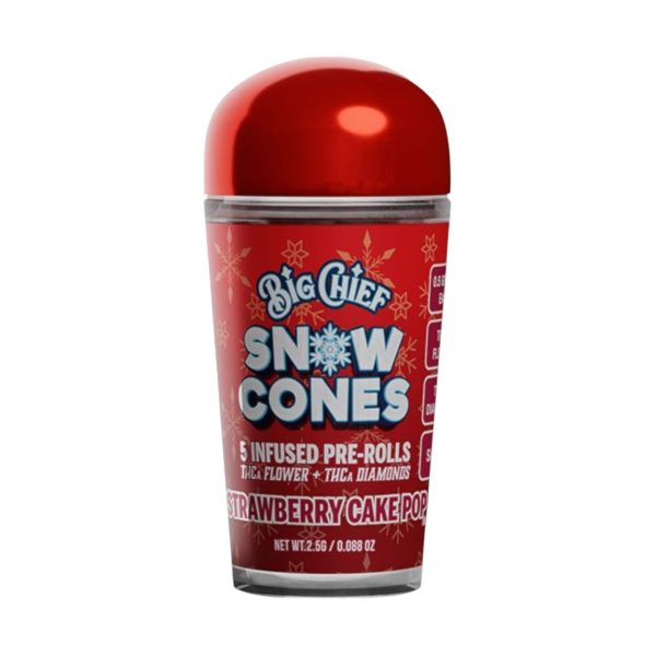 Big Chief | Snow Cones Infused Pre Rolls | 5pk - 2.5g - Image 3