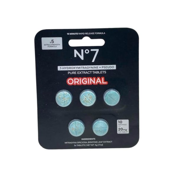 University | No. 7 Pseudo + 7OH Tablets | 5ct - 20mg Each