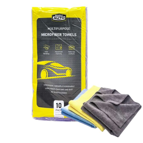 Simply Auto | Edgeless Microfiber Towels 10ct
