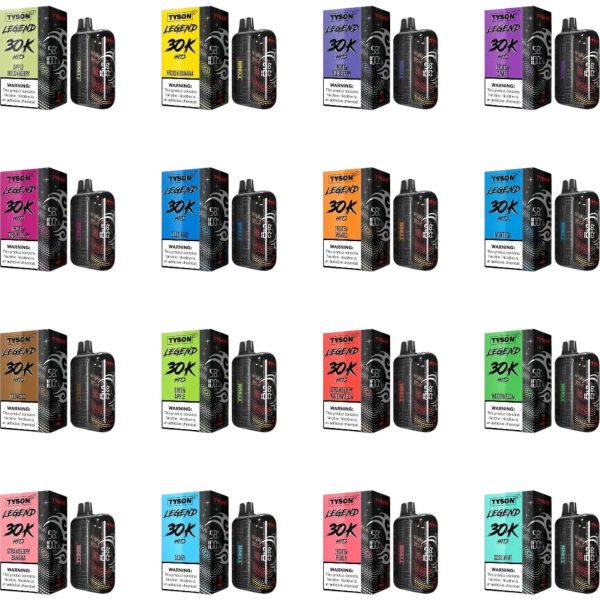 Tyson 2.0 | Legend 30000 Puffs Nicotine Disposable | 16ML [Box of 5]