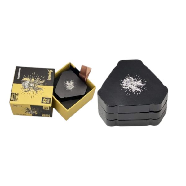 Shredder Large Grinder Triangular Shape| Style 49 | 63mm | 3 Part - Image 1