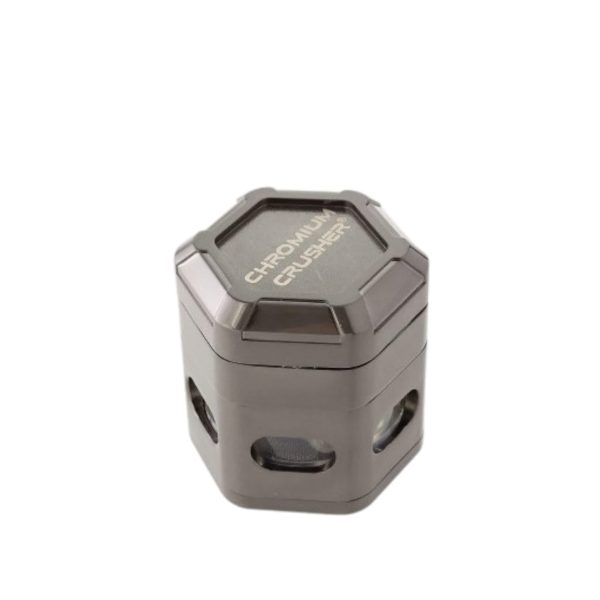 Chromium Crusher | Hexagon 4 Part 2.5 Inches Grinder [70376]