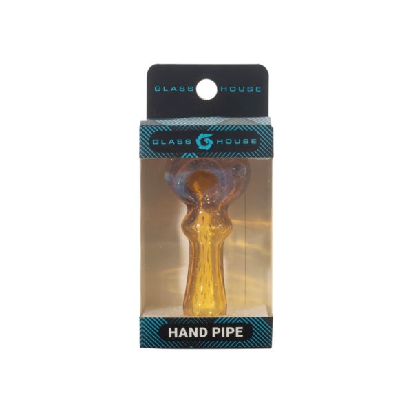 Glass House | Transparent Large Hand Pipe | 4.5" [LP-122]