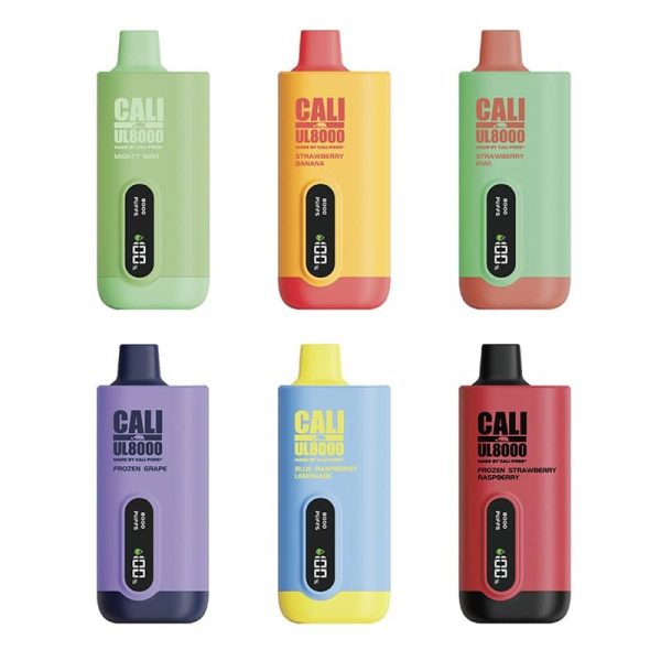 Cali Pods | Cali | UL8000 18ML | 8000 Puffs | Box of 6 |