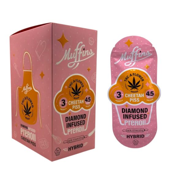 Muffins | THCA Flower Diamond Infused Pre Roll | 3pk - 4.5G - Image 7