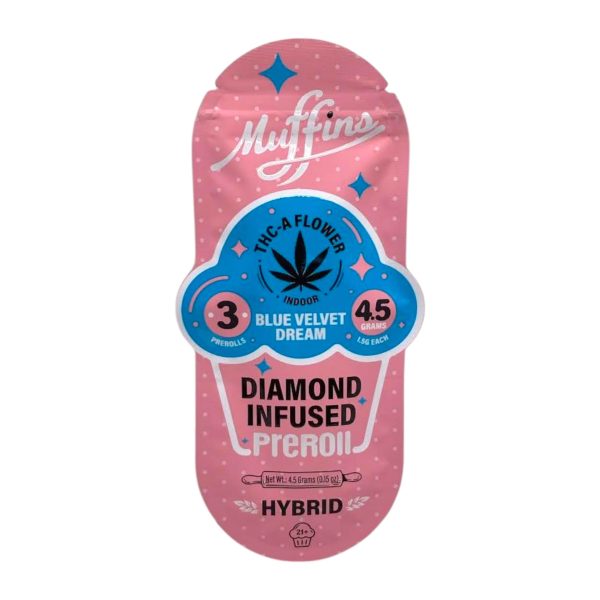 Muffins | THCA Flower Diamond Infused Pre Roll | 3pk - 4.5G - Image 12