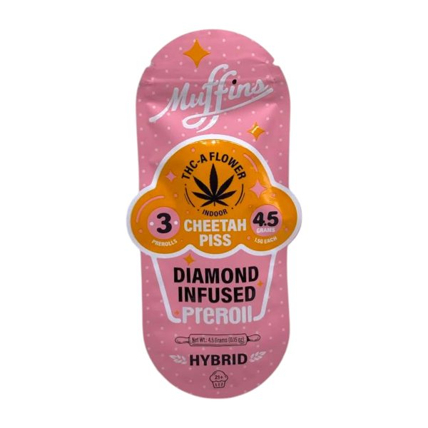 Muffins | THCA Flower Diamond Infused Pre Roll | 3pk - 4.5G - Image 11