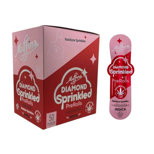 Muffins | THCA Diamond Sprinkled Pre Rolls | 1PK - 1.25G - Image 7