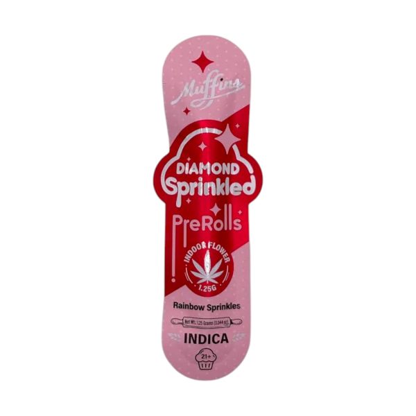 Muffins | THCA Diamond Sprinkled Pre Rolls | 1PK - 1.25G