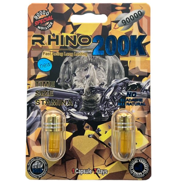 Rhino Double Pill - Rhino 200k