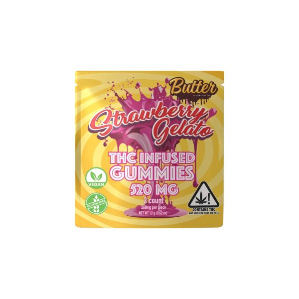 Butter | THC Infused Gummies | 2CT - 520MG