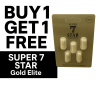 Super 7 Star Kratom Capsules - [ Box of 10 ], [ 5 Capsules ], Platinum Elite