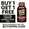Viva Zen | Kratom Extract Shot 2oz - Extra Strength, [ Single ]