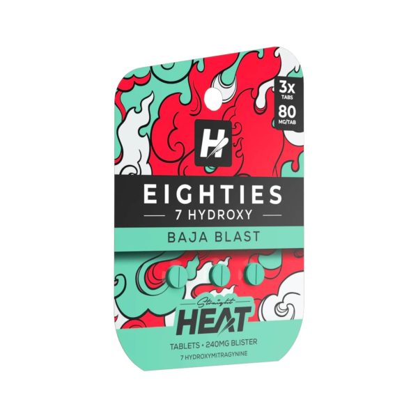 Straight Heat | Eighties 7OH Tablets | 3CT - 80MG