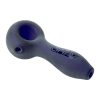 GRAV® | 4" Sandblasted Spoon Hand Pipe - Blue