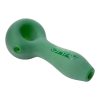 GRAV® | 4" Sandblasted Spoon Hand Pipe - Green