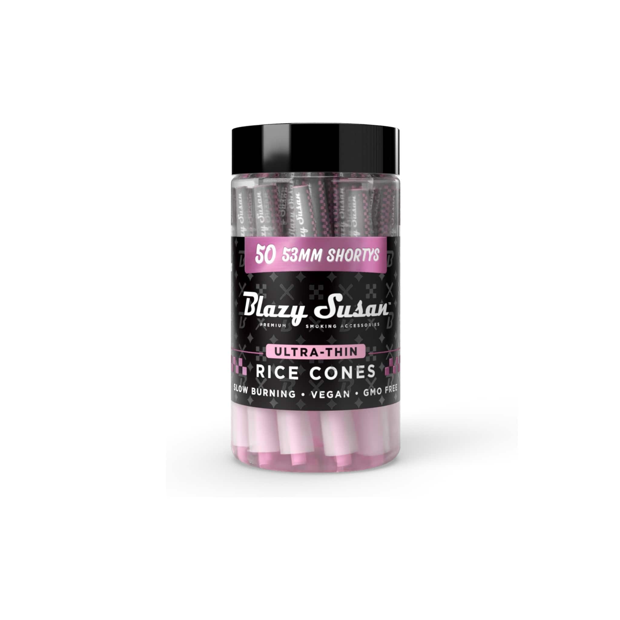 Blazy Susan | Pre Rolled Cones | 50 CT Jar – Ultra, 53mm Blazy Susan | Pre Rolled Cones | 50 CT Jar - Image 4
