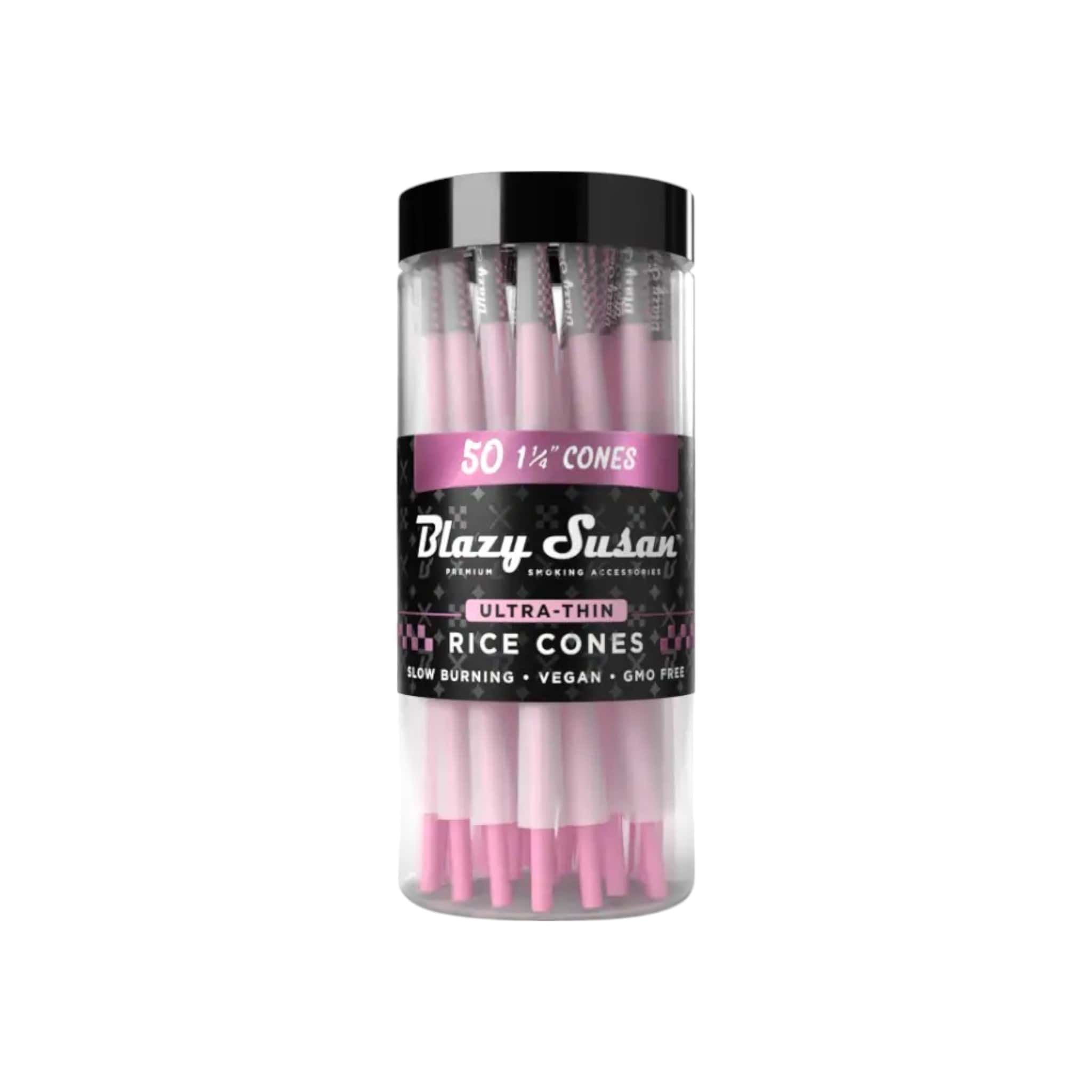 Blazy Susan | Pre Rolled Cones | 50 CT Jar – Ultra, 1 1/4 (84mm) Blazy Susan | Pre Rolled Cones | 50 CT Jar - Image 5