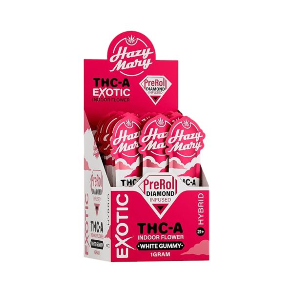 Hazy Mary | Indoor Flower | Exotic Diamond Infused Pre-Rolls | 1G - Image 6
