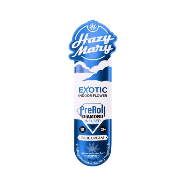 Hazy Mary | Indoor Flower | Exotic Diamond Infused Pre-Rolls | 1G - Image 9