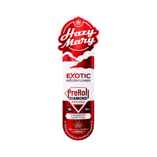 Hazy Mary | Indoor Flower | Exotic Diamond Infused Pre-Rolls | 1G - Image 11
