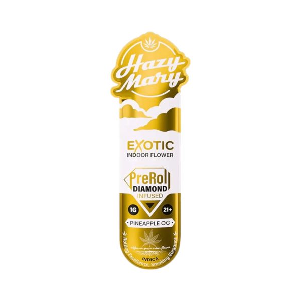 Hazy Mary | Indoor Flower | Exotic Diamond Infused Pre-Rolls | 1G - Image 13