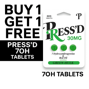 Press'd | 7OH Tablets | 3ct - 18MG Each