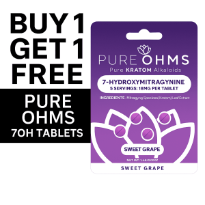 Pure OHMS | 7OH Tablets | 4ct - 18MG Each