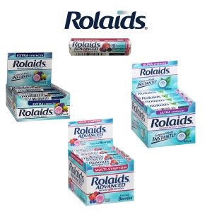 Rolaids | Antacid Chewable Tablets  [ Box of 12 ]