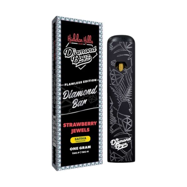 Hidden Hills Club | Diamond Boyz Flawless Edition THCP + THCH Diamond Bar Disposable | 1G - Image 1