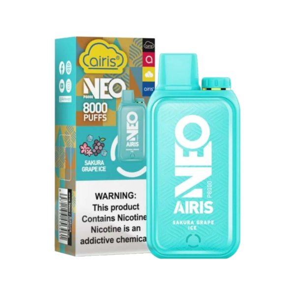 Airis Neo | 8000 Puffs Nicotine Disposable | 20ML [Box of 5] - Image 9