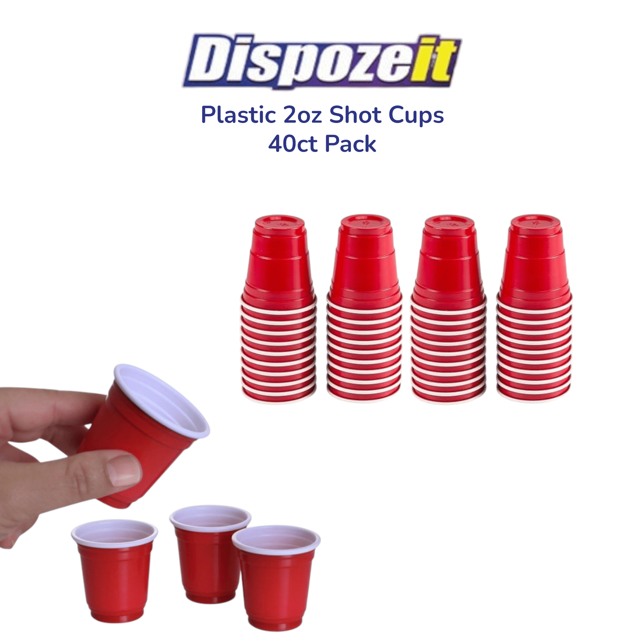 Dispoze it | Shot Cups 2 oz | 40ct Dispoze it | Shot Cups 2 oz | 40ct - Image 1