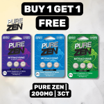Pure Zen | Full Spectrum Mitragynine Extract Tablets | 6CT - 200MG Each