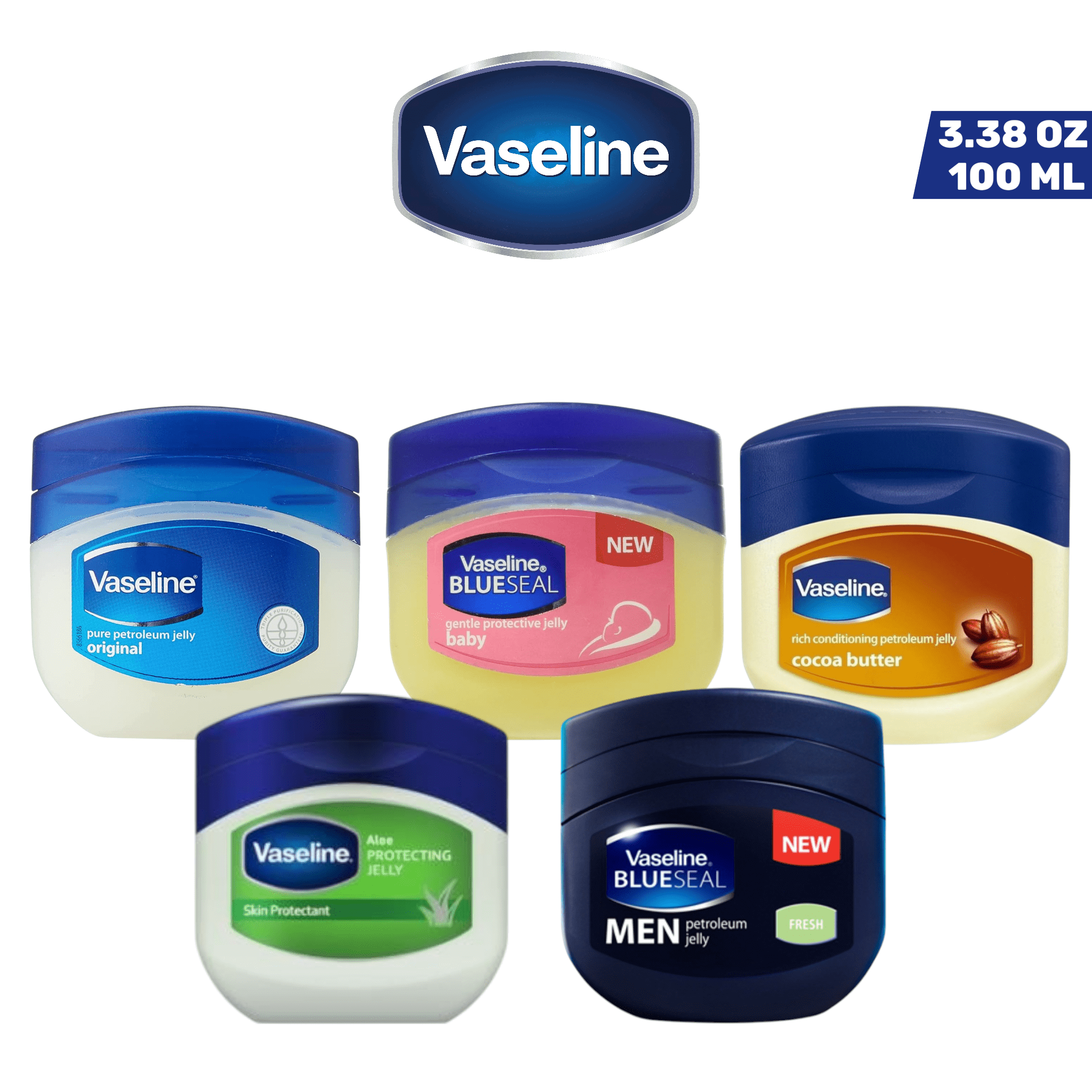Vaseline | Petroleum Jelly | Jar 3.38 oz / 100ml Vaseline | Petroleum Jelly | Jar 3.38 oz / 100ml - Image 1